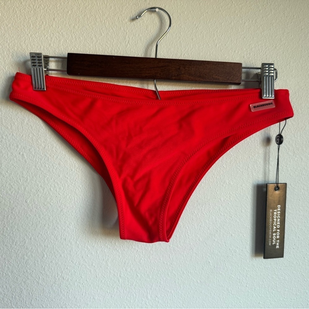 Blackbough Women's Vibrant Red Bikini Swim Swimwear Bottoms Size Medium NWT